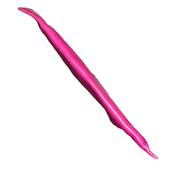 Michael Kors Bright Pink Pebble Leather Slim Wristlet Clutch - Picture 4 of 7